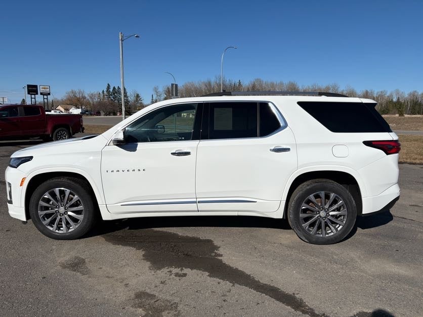 Used 2023 Chevrolet Traverse Premier with VIN 1GNEVKKW2PJ344011 for sale in International Falls, Minnesota