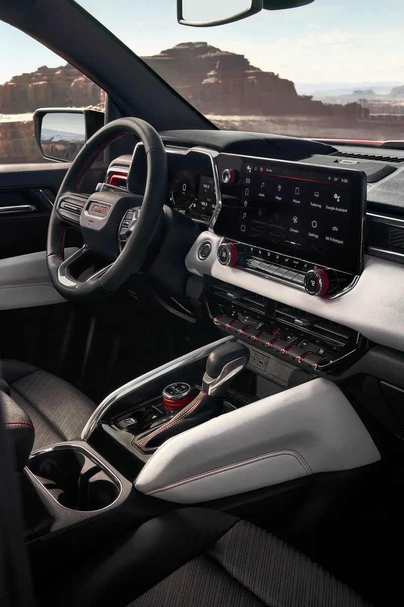 2026 GMC Canyon infotainment system at Border Chevrolet GMC in International Falls MN